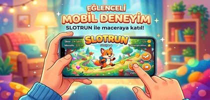 Slotrun mobil cihaz erişim arayüz görünümü ekran görseli