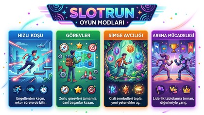 Slotrun oyun modları nişancı strateji kooperatif casual rehber
